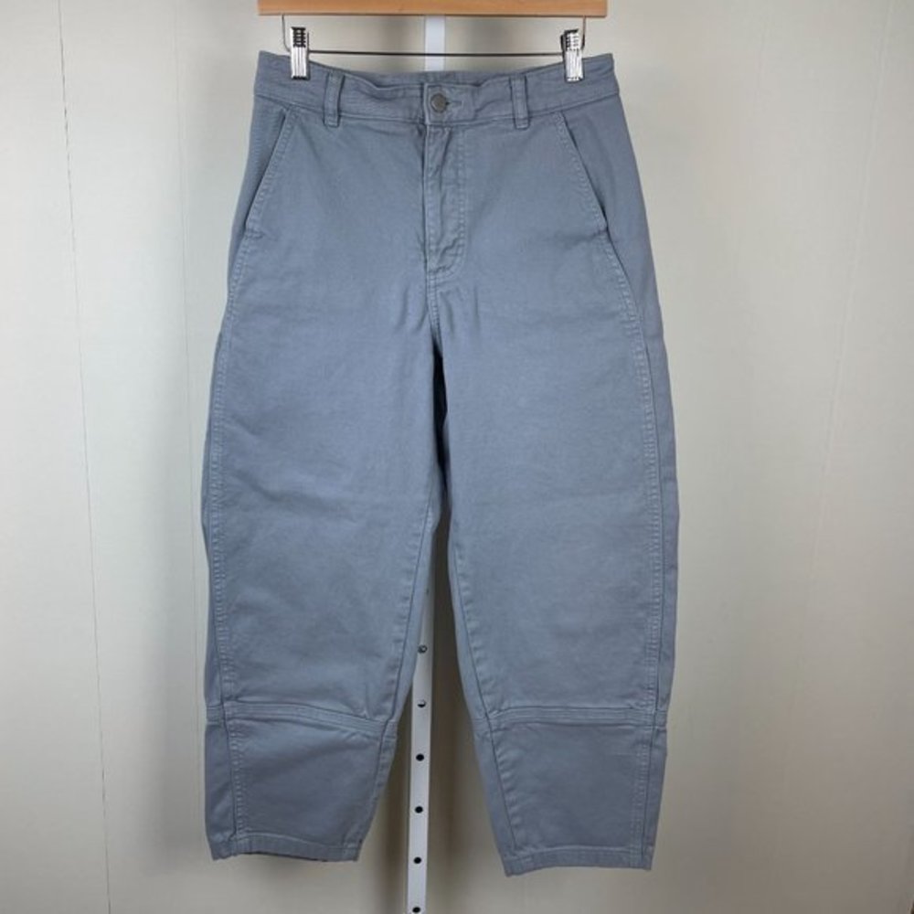 Everlane Gray High Rise Relaxed Fit Cropped‎ Ankle Denim Jeans Womens Size 8
